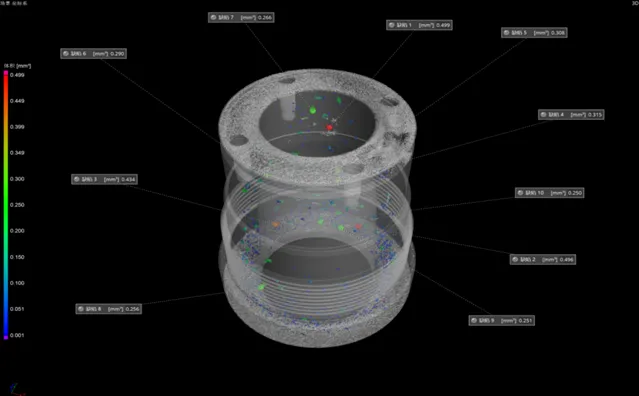 CT scan for casting
